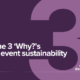 the three 'why?'s of event sustainability